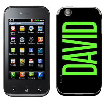   «David»   LG Optimus Sol