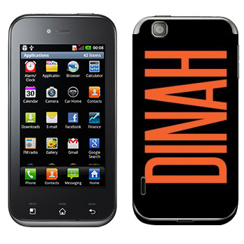   «Dinah»   LG Optimus Sol