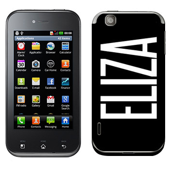   «Eliza»   LG Optimus Sol