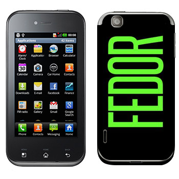   «Fedor»   LG Optimus Sol