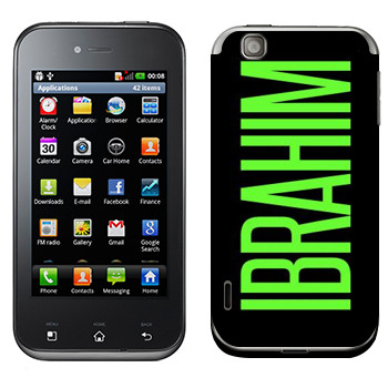   «Ibrahim»   LG Optimus Sol