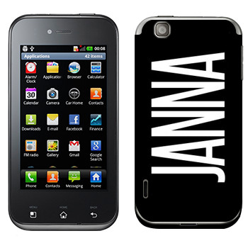   «Janna»   LG Optimus Sol