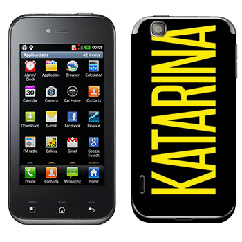   «Katarina»   LG Optimus Sol