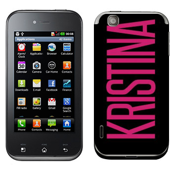   «Kristina»   LG Optimus Sol