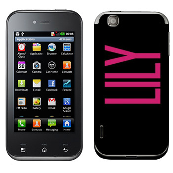   «Lily»   LG Optimus Sol