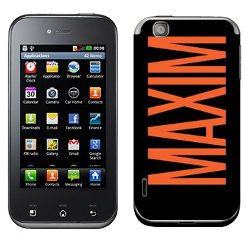   «Maxim»   LG Optimus Sol