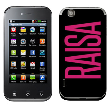   «Raisa»   LG Optimus Sol