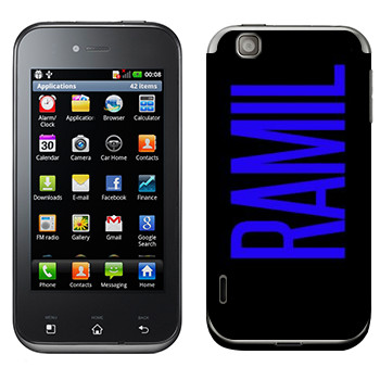   «Ramil»   LG Optimus Sol