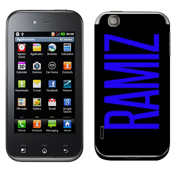   «Ramiz»   LG Optimus Sol