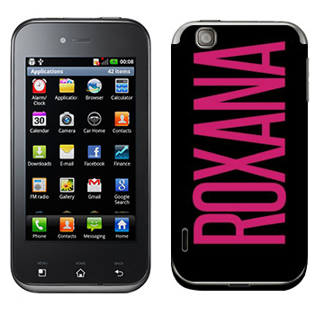   «Roxana»   LG Optimus Sol