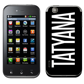   «Tatyana»   LG Optimus Sol