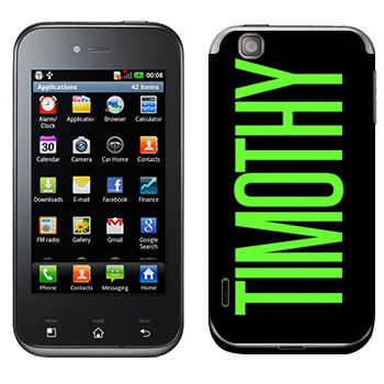   «Timothy»   LG Optimus Sol