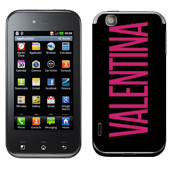   «Valentina»   LG Optimus Sol