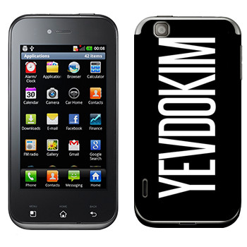   «Yevdokim»   LG Optimus Sol