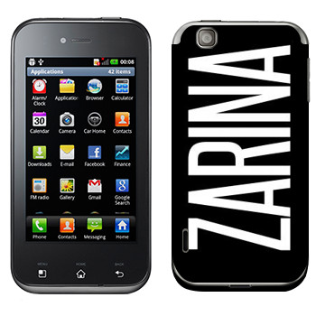   «Zarina»   LG Optimus Sol