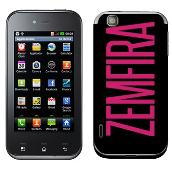   «Zemfira»   LG Optimus Sol