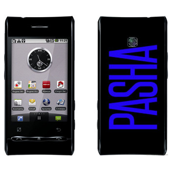   «Pasha»   LG Optimus
