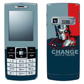   « : Change into a truck»   LG S310