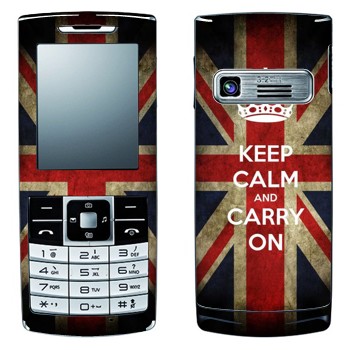   «Keep calm and carry on»   LG S310