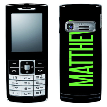   «Matthew»   LG S310