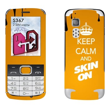   «Keep calm and Skinon»   LG S367