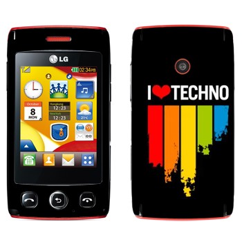   «I love techno»   LG T300 Cookie Lite