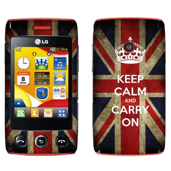   «Keep calm and carry on»   LG T300 Cookie Lite