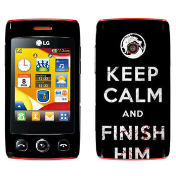   «Keep calm and Finish him Mortal Kombat»   LG T300 Cookie Lite