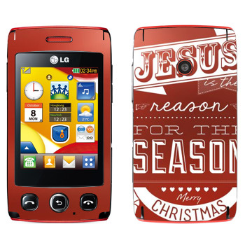   «Jesus is the reason for the season»   LG T300 Cookie Lite