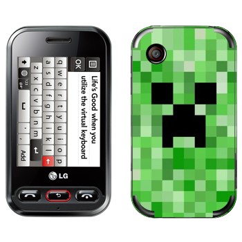   «Creeper face - Minecraft»   LG T320 Cookie Style