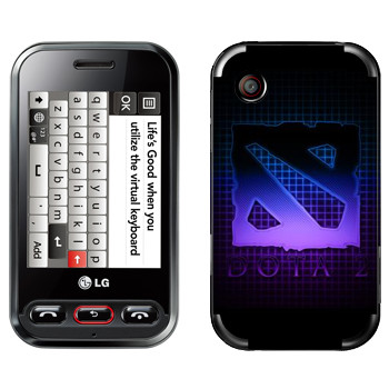   «Dota violet logo»   LG T320 Cookie Style