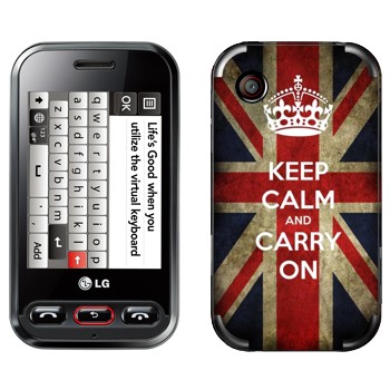   «Keep calm and carry on»   LG T320 Cookie Style