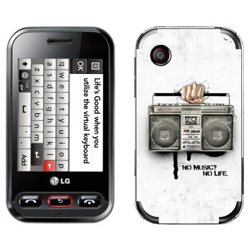   « - No music? No life.»   LG T320 Cookie Style