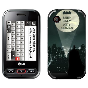   «Keep calm and call Batman»   LG T320 Cookie Style