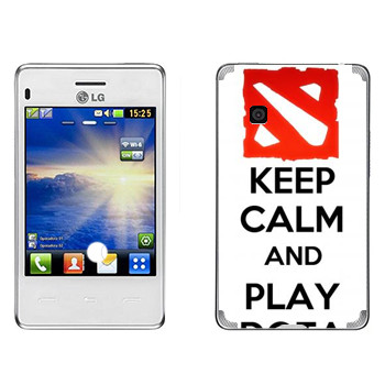   «Keep calm and Play DOTA»   LG T370/375