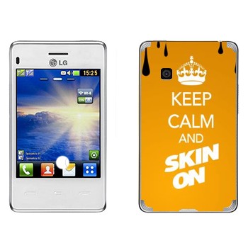   «Keep calm and Skinon»   LG T370/375