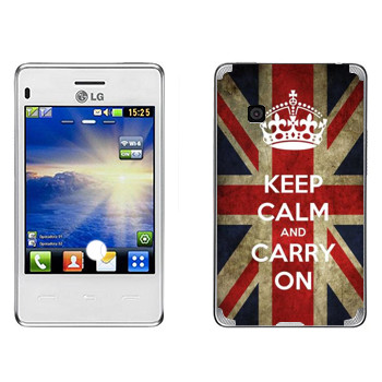   «Keep calm and carry on»   LG T370/375