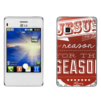   «Jesus is the reason for the season»   LG T370/375