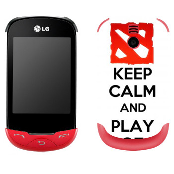   «Keep calm and Play DOTA»   LG T500