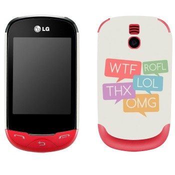   «WTF, ROFL, THX, LOL, OMG»   LG T500