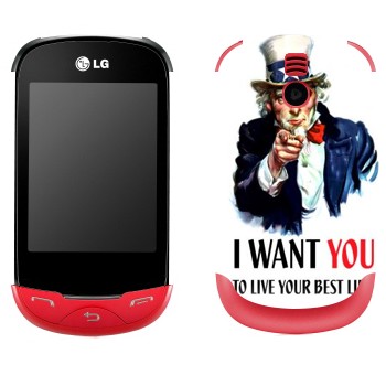   « : I want you!»   LG T500