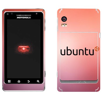   «Ubuntu»   Motorola A956 Droid 2 Global