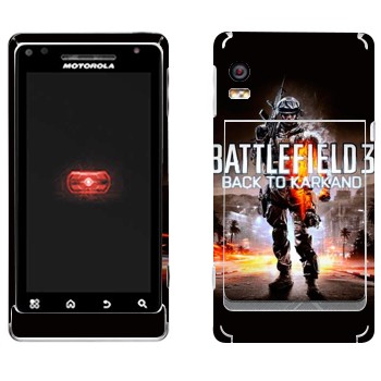   «Battlefield: Back to Karkand»   Motorola A956 Droid 2 Global
