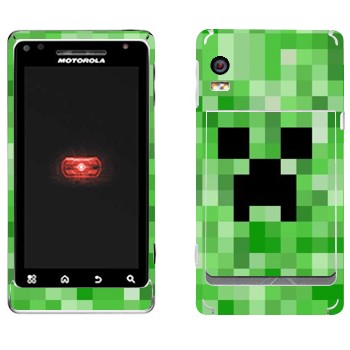   «Creeper face - Minecraft»   Motorola A956 Droid 2 Global