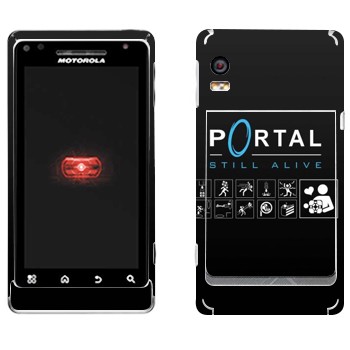   «Portal - Still Alive»   Motorola A956 Droid 2 Global