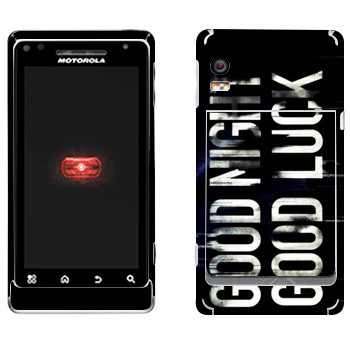   «Dying Light black logo»   Motorola A956 Droid 2 Global