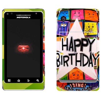   «  Happy birthday»   Motorola A956 Droid 2 Global