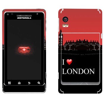   «I love London»   Motorola A956 Droid 2 Global