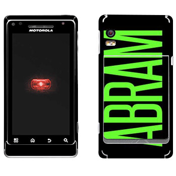   «Abram»   Motorola A956 Droid 2 Global