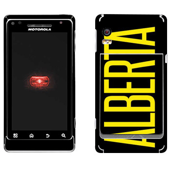   «Alberta»   Motorola A956 Droid 2 Global